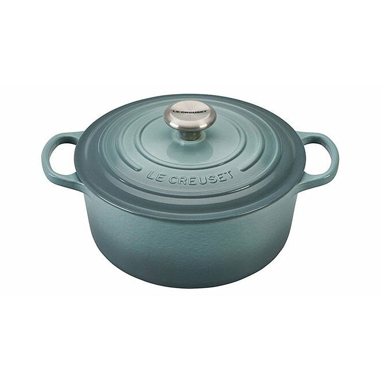 Le Creuset Signature Cast Iron Indigo 6.75-quart Round Wide Dutch Oven