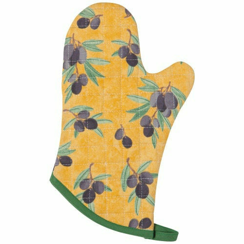 Now Designs - Heirloom Stonewash Oven Mitt, Shadow Gray