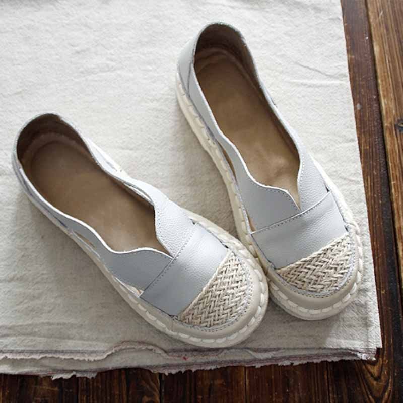 Flat Heel Leather Flats – myfancywear