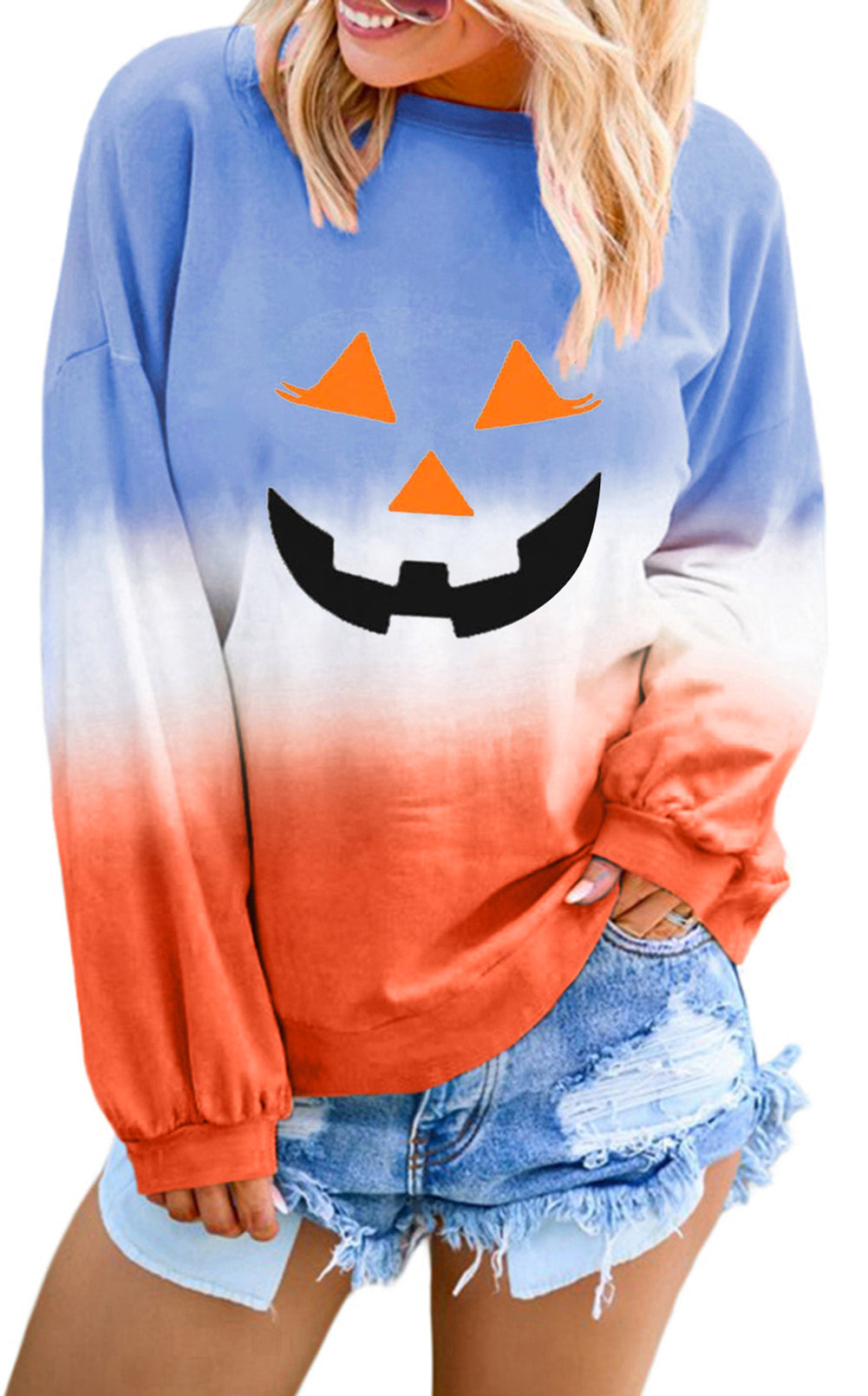 plaid-shirt-shacket-sale-fashion-style-plaid-shirt-blouse-coat-autumn-outfit-ombre-color-block-halloween-pumpkin-sweatshirt