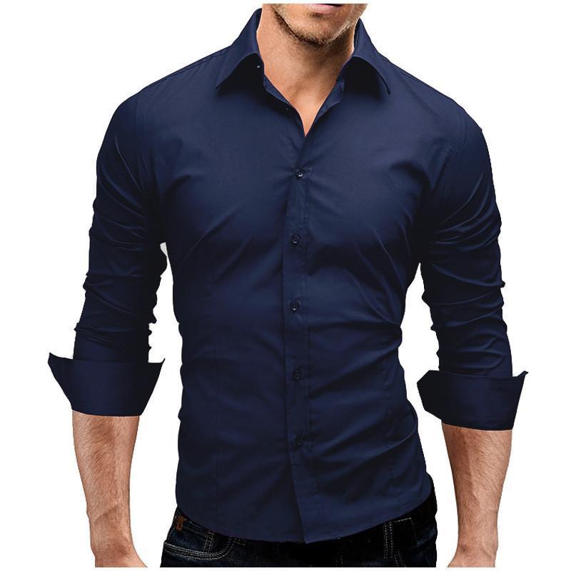 Men Slim Fit Dress Shirt – myfancywear