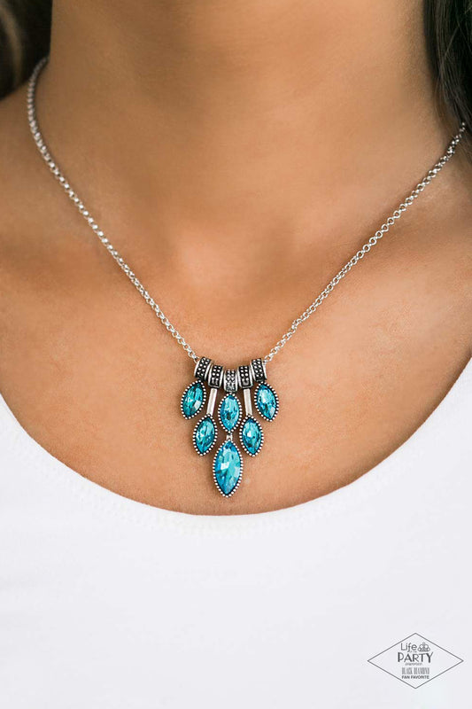 Paparazzi Accessories - Egyptian Spell - Blue Necklace