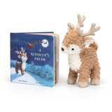 Jellycat Mitzi Reindeer and A Reindeer's Dream Book