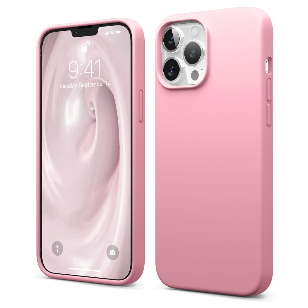 Light Pink iPhone 13 Pro Soft Silicone Case – Xsi Wireless
