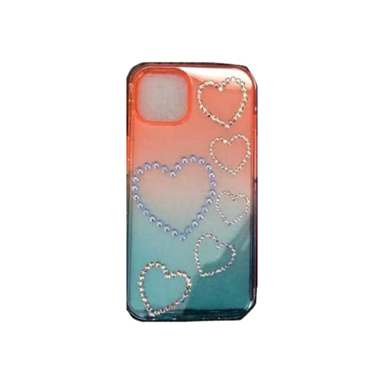 Orange Blue Gradiant Stone Hearts case for iPhone 14 Pro Max – Xsi Wireless