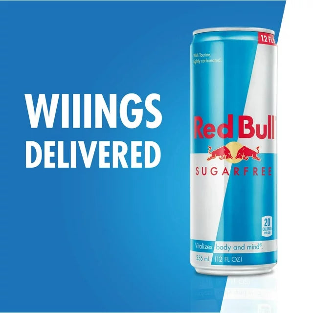12OZ SUGAR FREE RED BULL