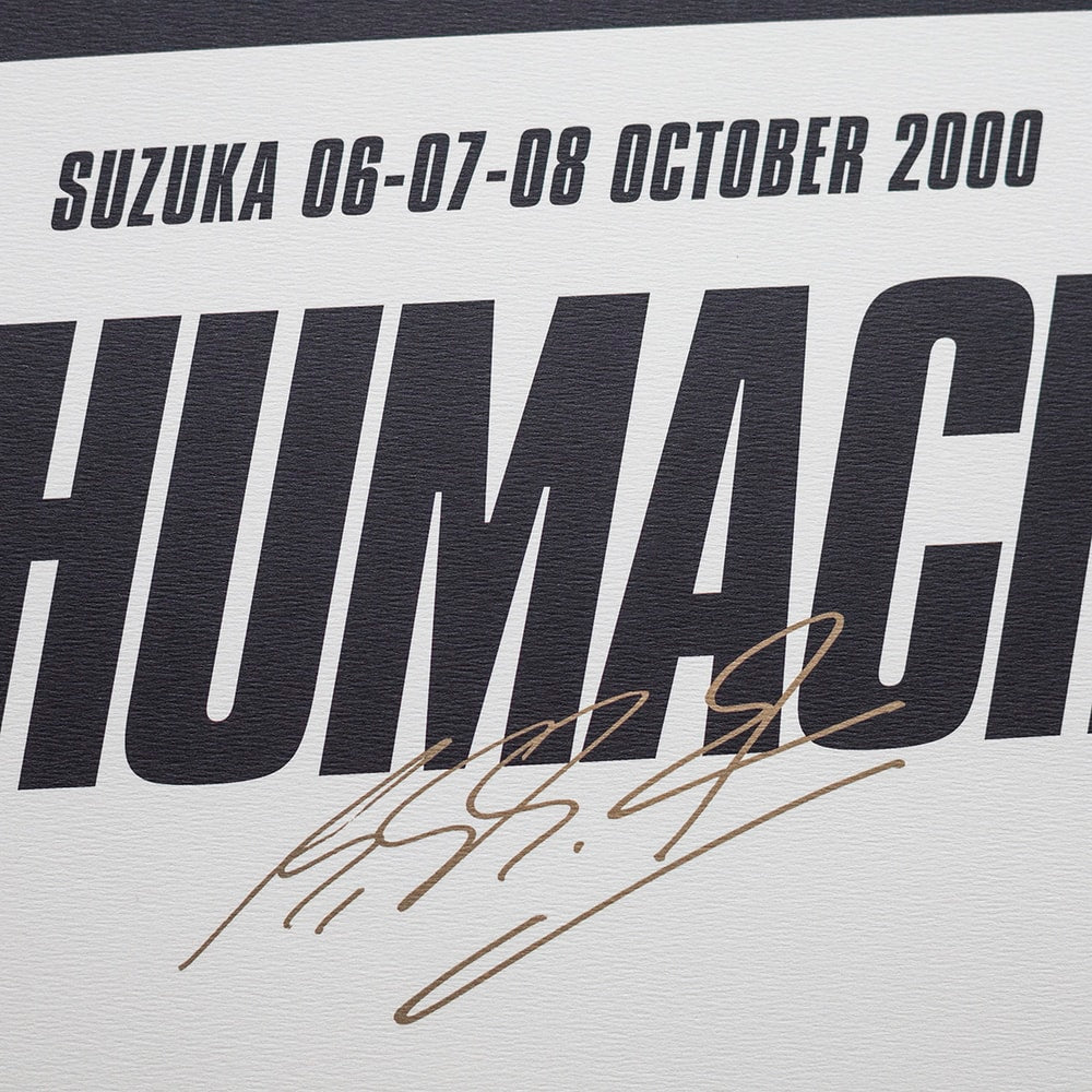 
            
                Load image into Gallery viewer, Ferrari F1-2000 - Michael Schumacher - Japan - Suzuka GP - Poster
            
        