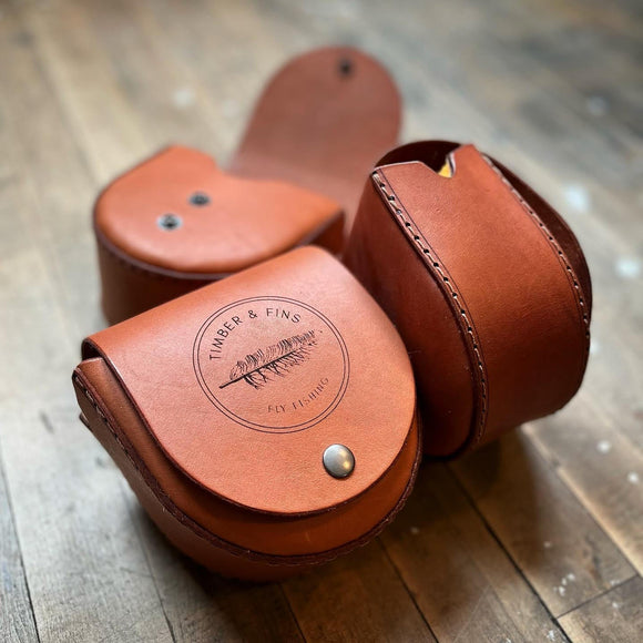 Leather Reel Case - Shop Fly Fishing Gear - Timber and Fins