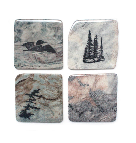 Granite Coasters with various designs