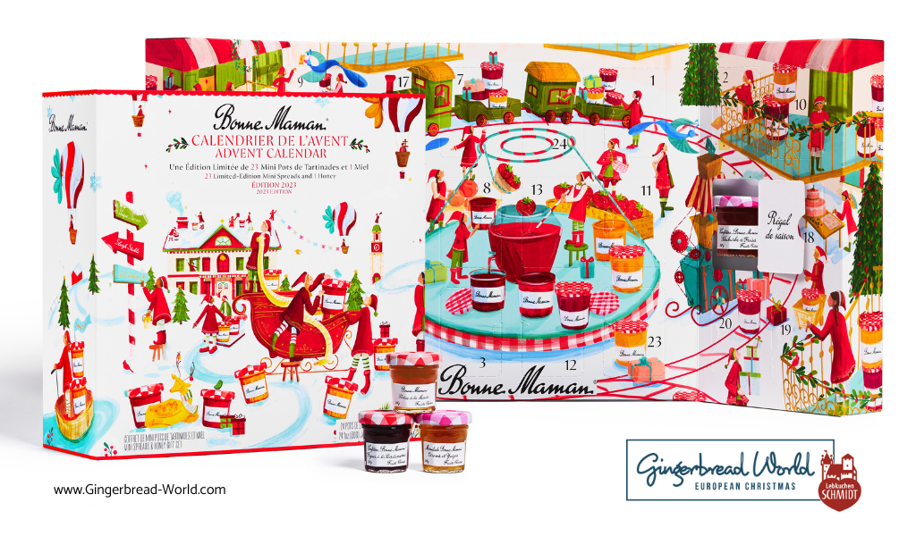 Gingerbread World European Christmas Market - Bonne Maman Advent Calendar 2023