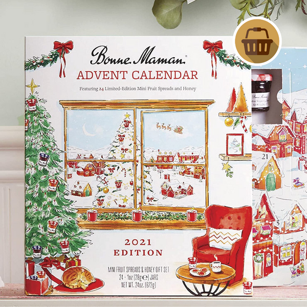 Gingerbread World European Christmas Market - Bonne Maman Jam Advent Calendar - Annual Best Seller