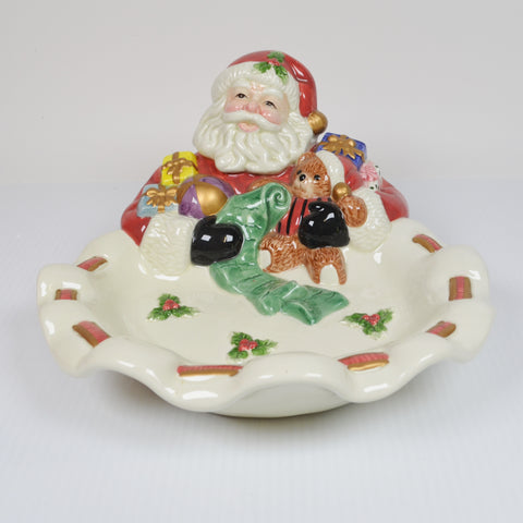 Fitz and Floyd Santa Dish