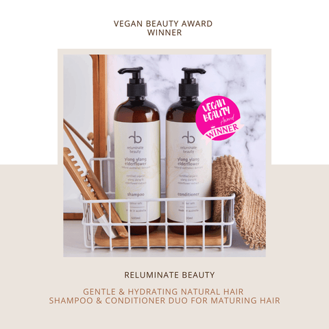 rawbeauty skincare Gentle & Hydrating Natural Hair Shampoo  & Conditioner Duo For Maturing Hair