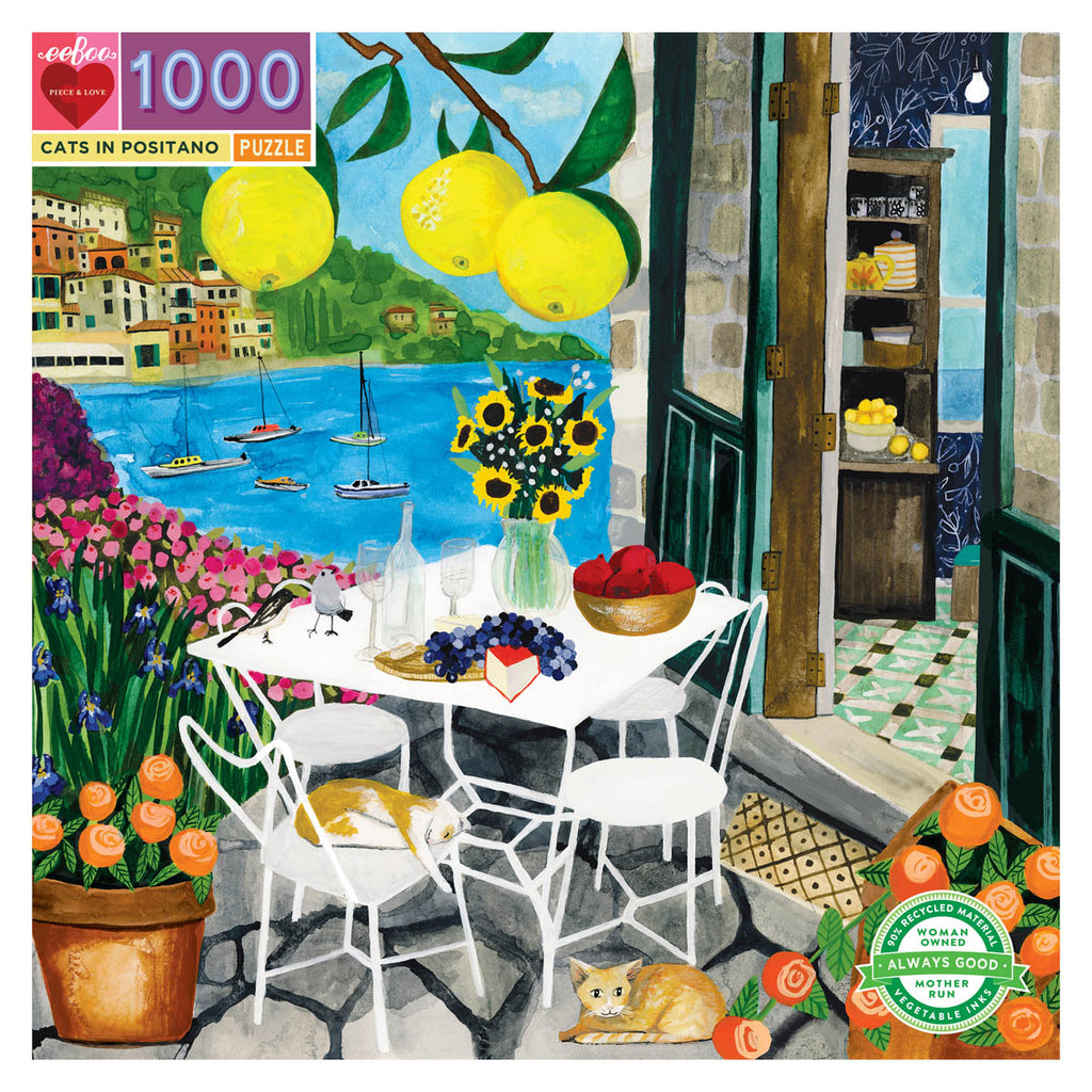 Eeboo Jigsaw Puzzle 1000 Piece - Birds in the Park – Mindconnect Australia