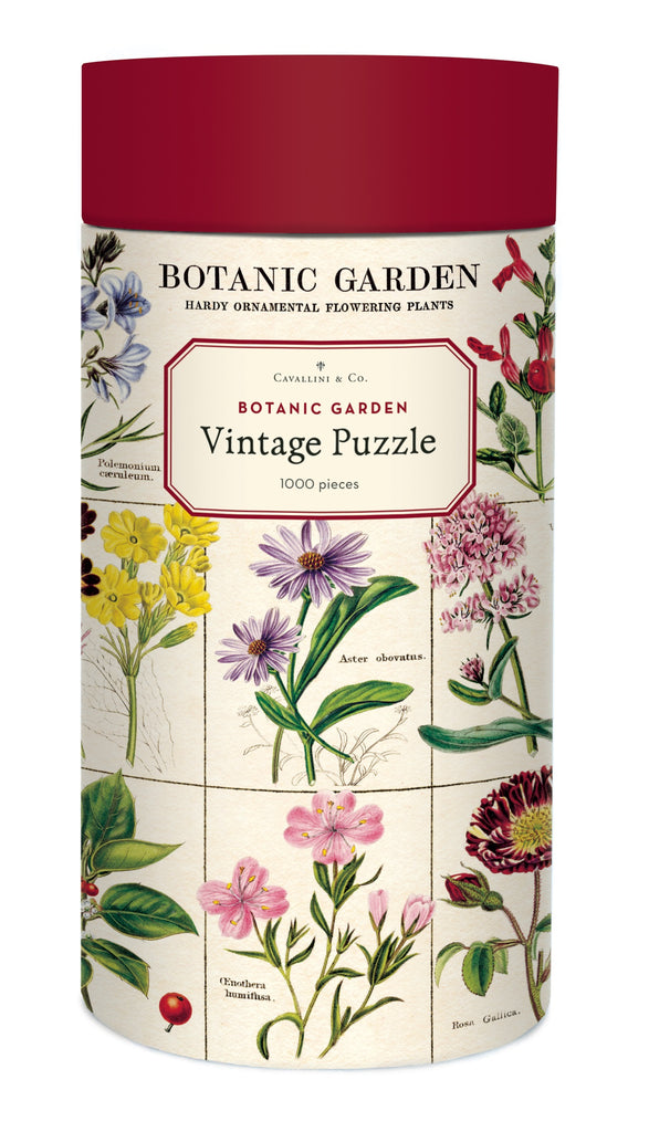 Cavallini & Co Jigsaw Puzzle 1000 Piece - Botanic Garden