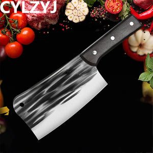 Chopping Kitchen Knife Sharp Slicing Knife Stainless Steel Chopping Knife Big Bone Chopper Tools - kuttin kitchen