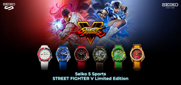 SEIKO 5 X STREET FIGHTER V LIMITED EDIITONS – Un Aime