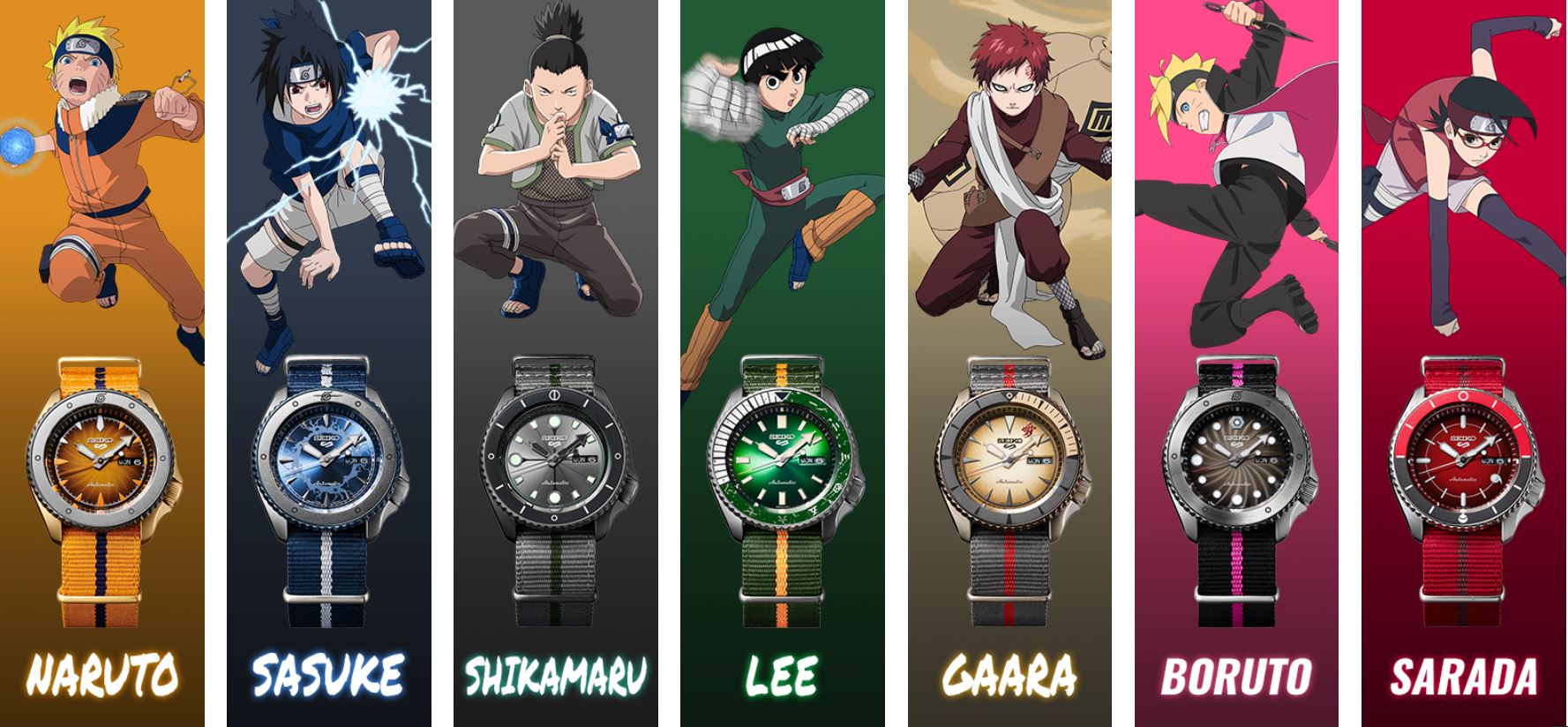 SEIKO 5 SPORTS X NARUTO & BORUTO LIMITED EDITION WATCHES - COLLECTOR'S – Un  Aime