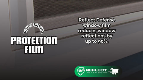 Reflect Defense window film reduces window reflections by up to 90%.