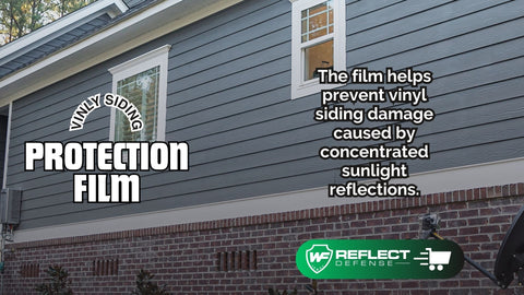 prevent vinyl siding damage caused by concentrated sunlight