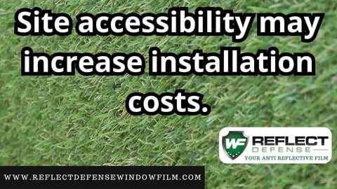 Other Cost-Influencing Factors for Turf Installation