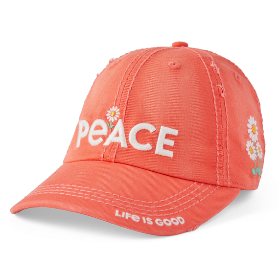 Life Is Good Daisy Tattered Chill Cap - Darkest Blue