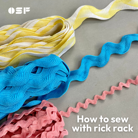 How to Use Rick Rack as an Edging — Phoebe&Egg