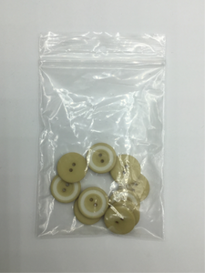Buttons(Plastic), Yellow and White 1.9cm / NBP191