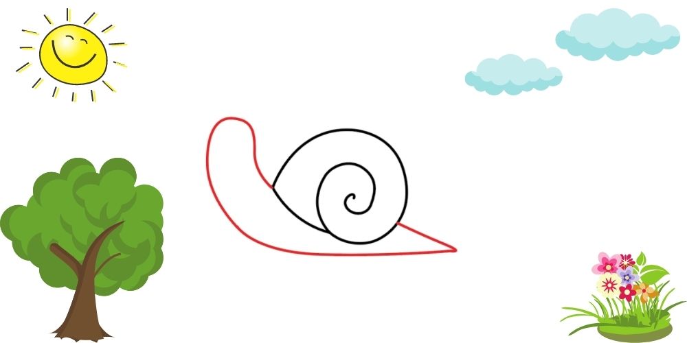 Comment dessiner un escargot très facilement