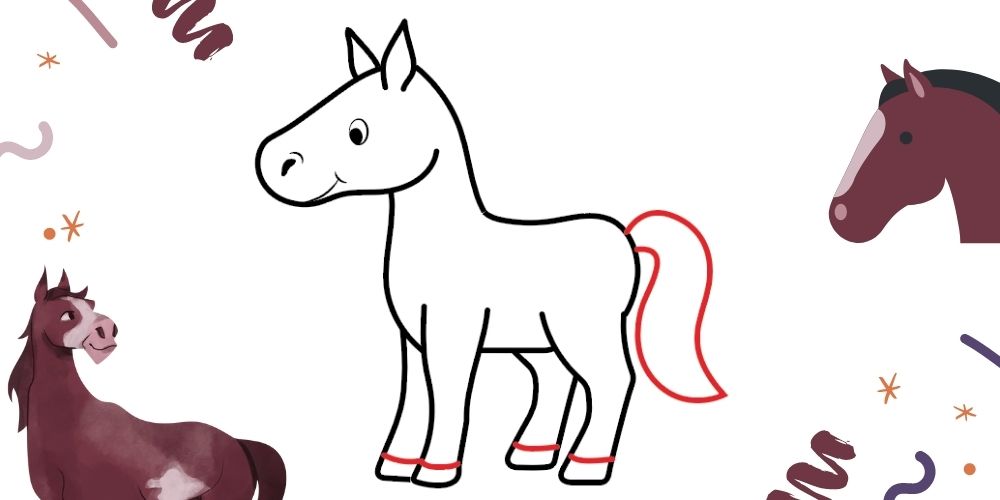 Comment dessiner un cheval (très) facilement | Le Petit Fermier