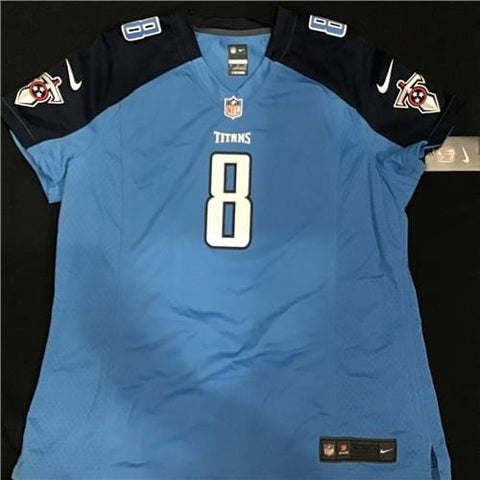 Nike Tennessee Titans No8 Marcus Mariota Light Blue Youth Stitched NFL Limited Rush Jersey