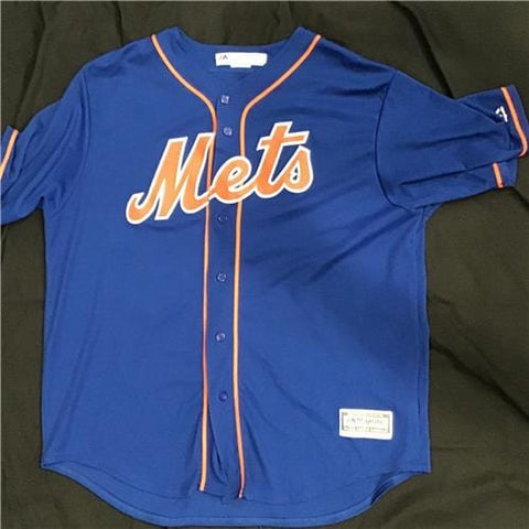 New York Mets MLB BASEBALL SUPER VINTAGE Majestic Size Medium Sleeveless  Jersey!