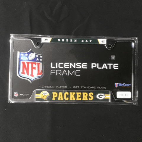 Packers Chrome License Plate Frame