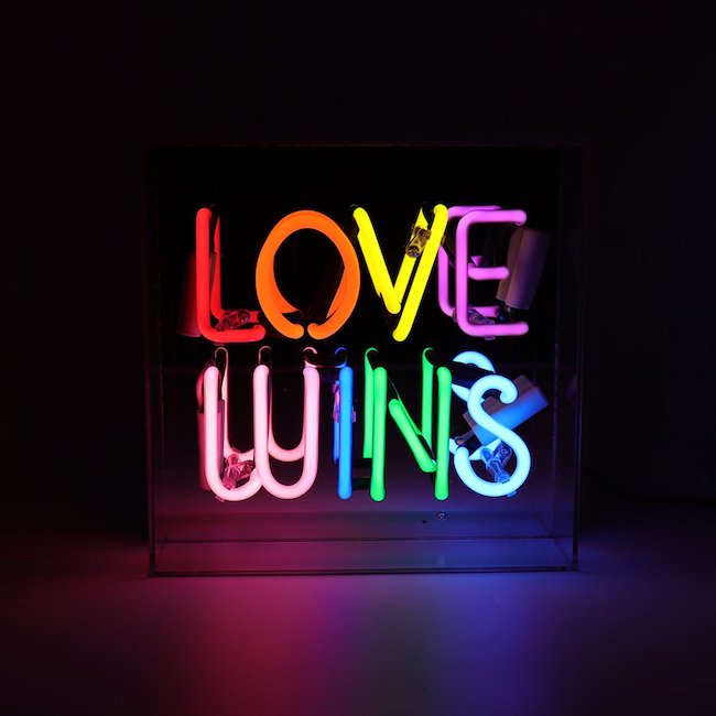 neon letter lights