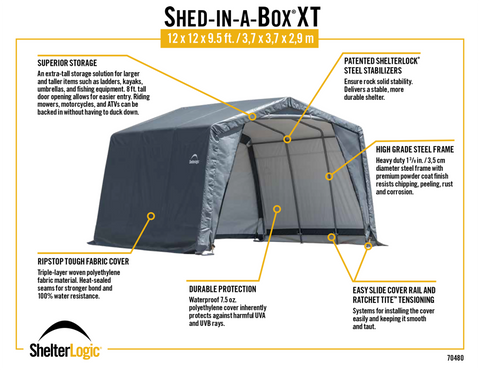 ShelterLogic Shed-In-a-Box XT Shed