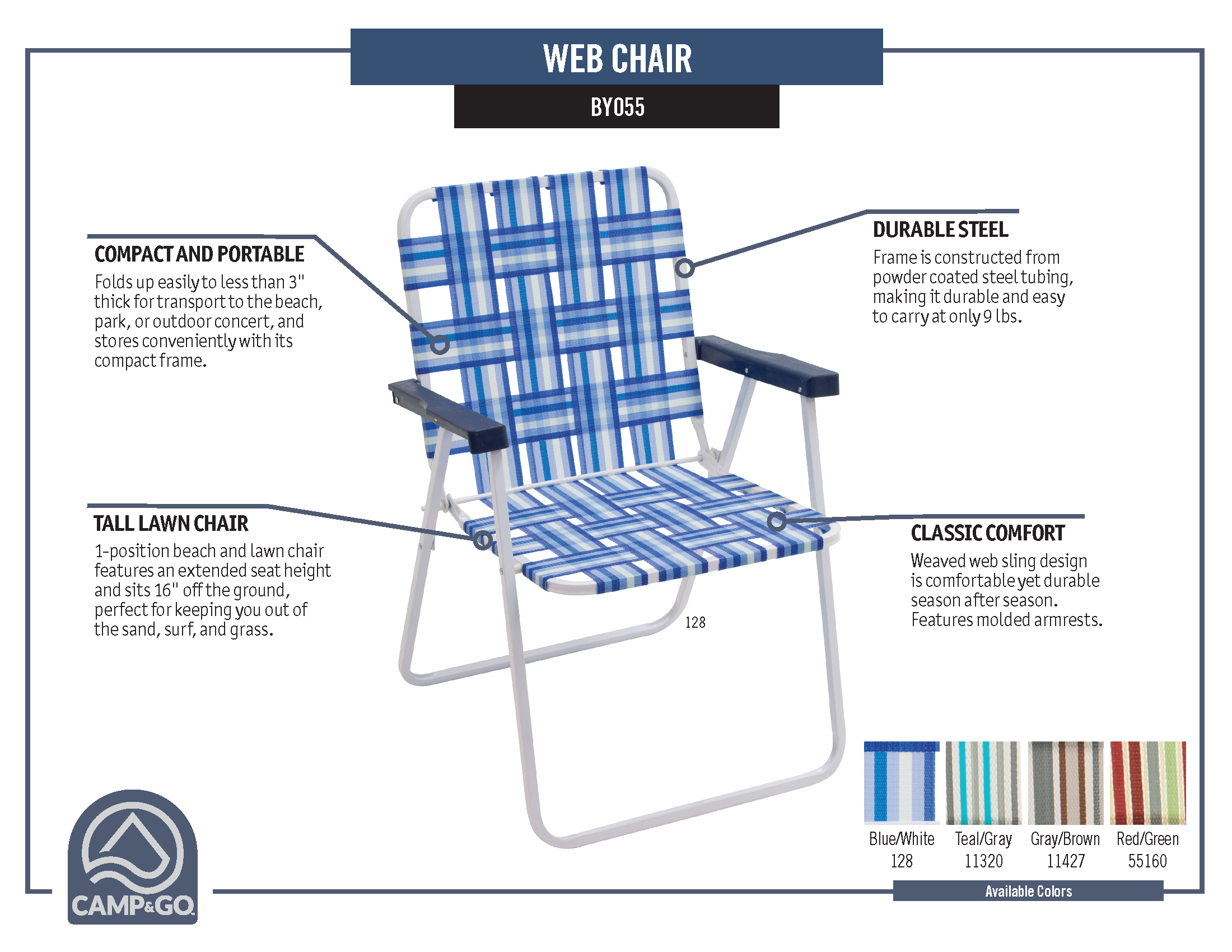 Classic Web Folding Chair