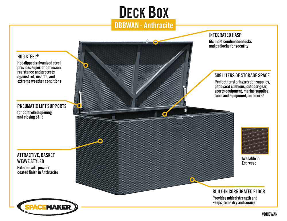 Arrow Spacemaker Deck Box