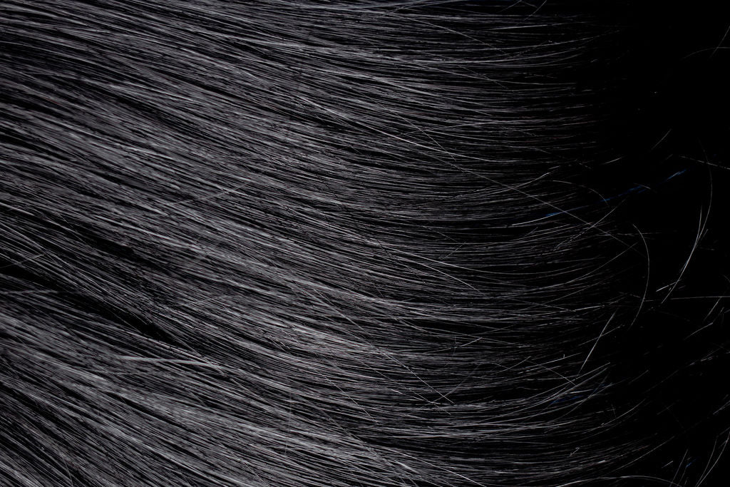 3. Black hair extensions - wide 2
