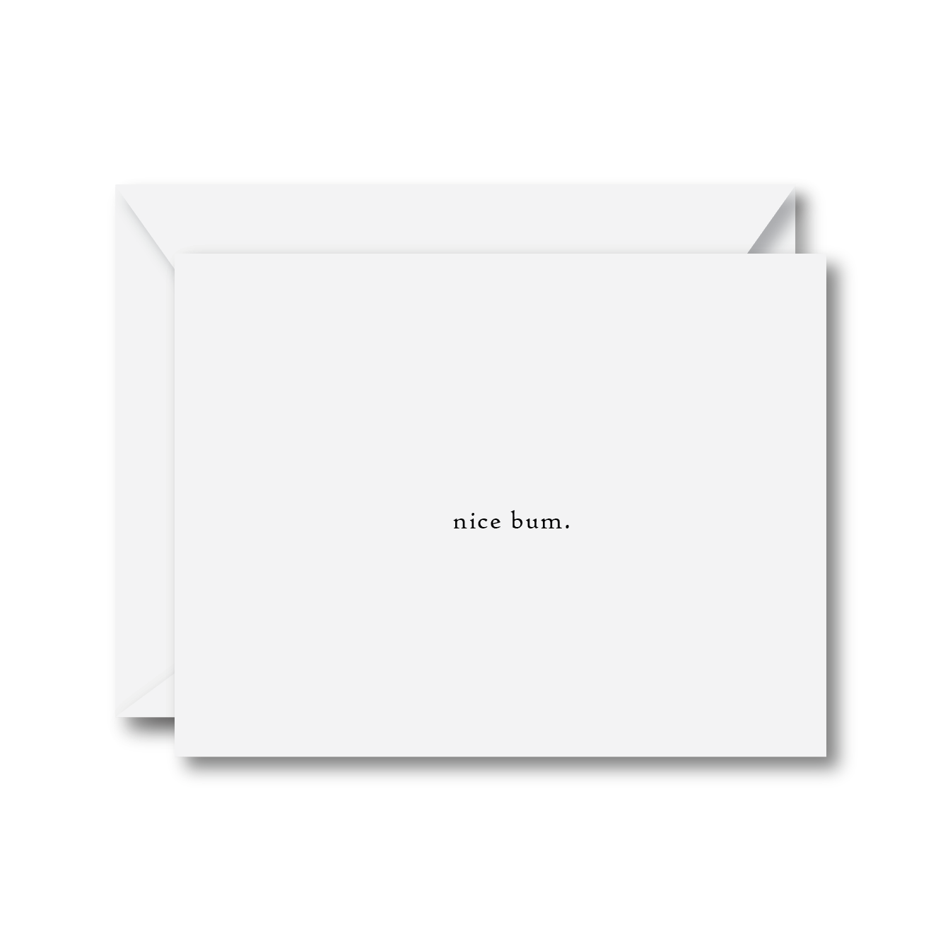 Nice Bum Card