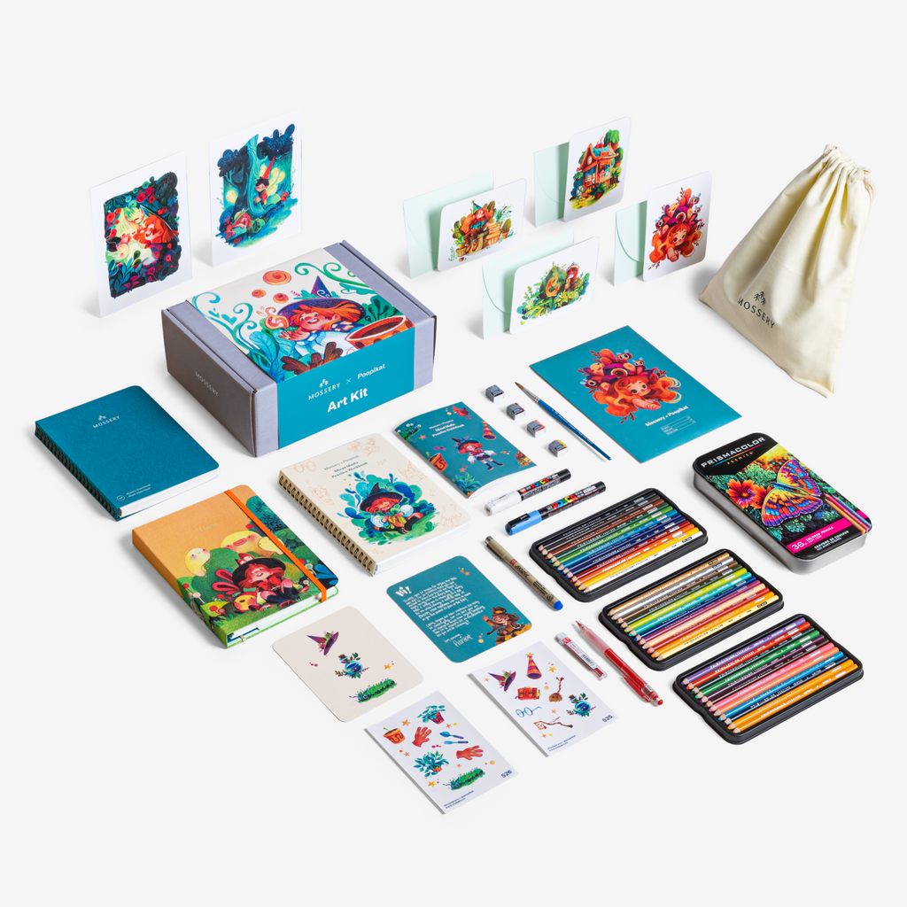 Poopikat Mixed Media Art Kit | Mossery Malaysia