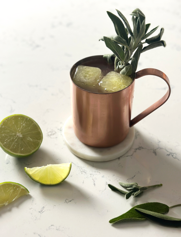 Cucumber Sage Mule with Mixicles