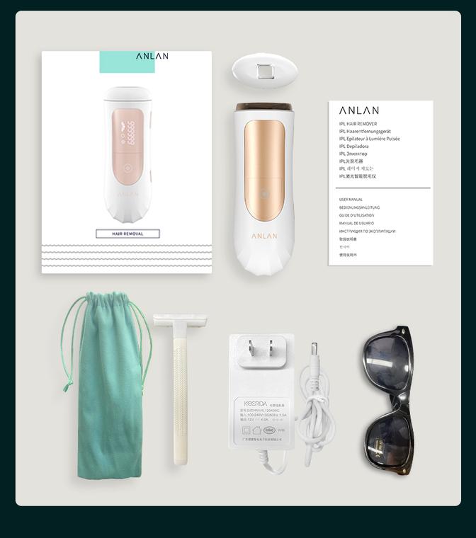 IPL Hair Removal 999999 Flashes Replaceable Head