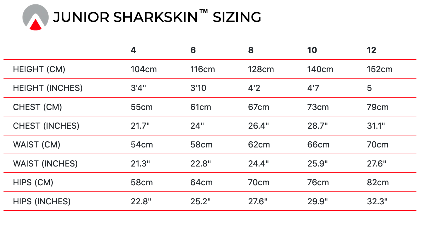 Size Guides – My Dive Gear