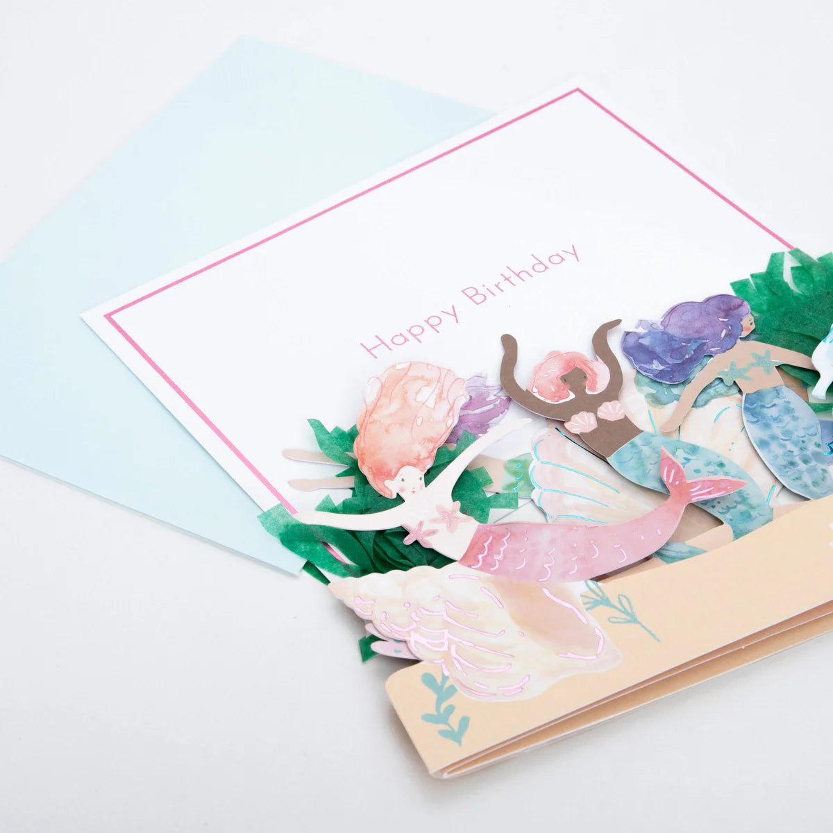 Product image for Mermaids Birthday Card by Meri Meri