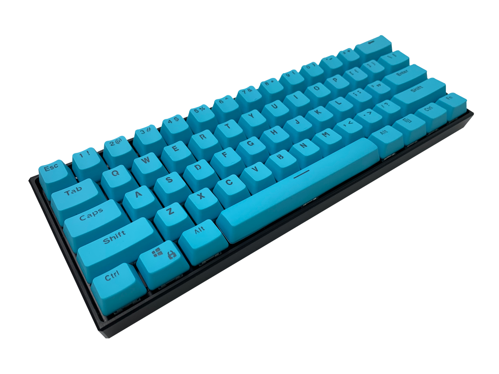 blue black keyboard