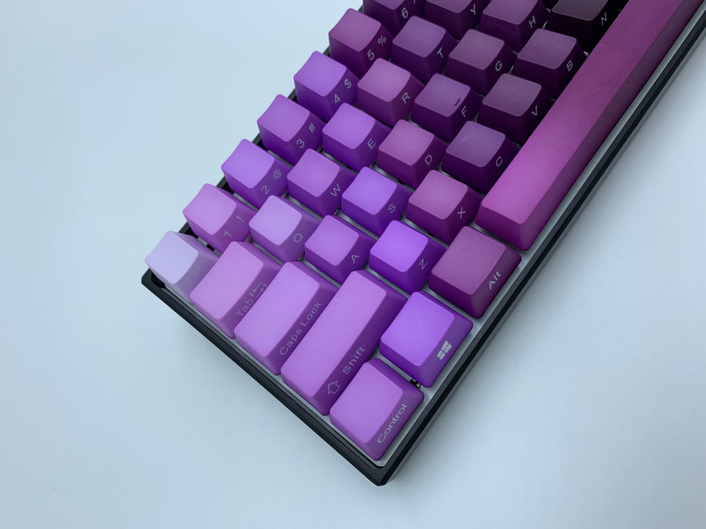 purple fade keycaps