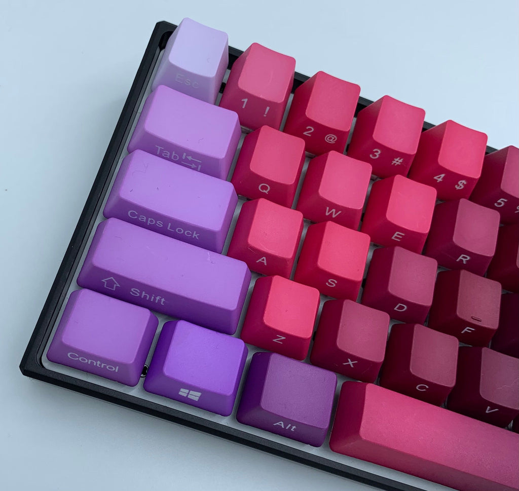 purple fade keycaps