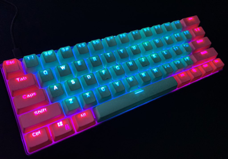 galaxy blue keycaps