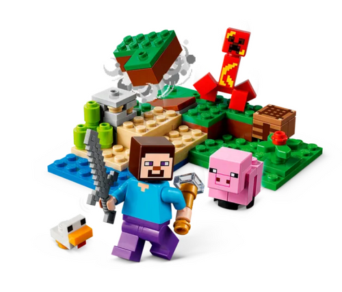 LEGO Minecraft 21181 Il Ranch del Coniglio, Giochi per Bambini e Bambine di  8+ Anni con Figure di Domatore, Zombie e Animali - LEGO - Minecraft - TV &  Movies - Giocattoli