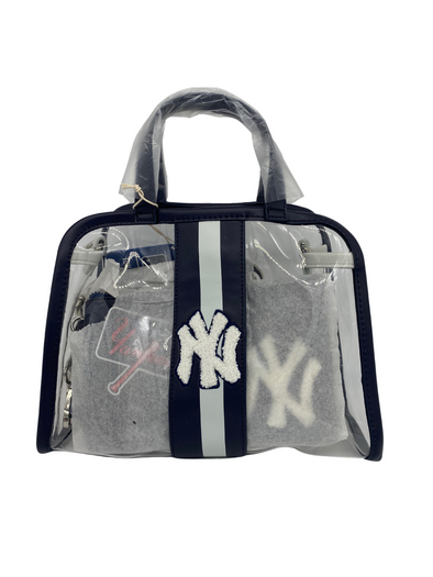 NEW YORK YANKEES LOUNGEFLY STADIUM CROSSBODY BAG WITH POUCH